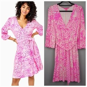 Lilly Pulitzer Pink Wrap Dress